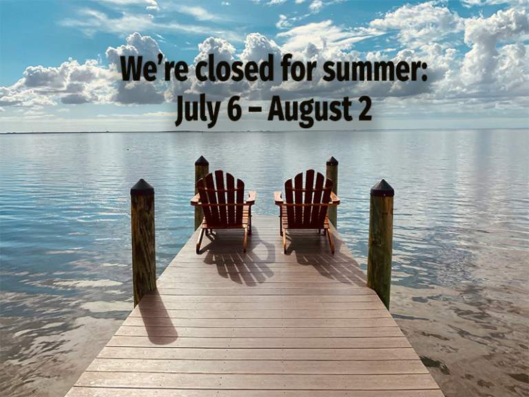 Parmax Facility Closed for Summer - July 6th - August 2nd